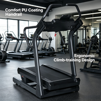 Caminadora Motorizada K-FIT con Inclinación del 50% para Subir Pendientes GS-851A-A SC, Pantalla LED Comercial, Entrenador de Cardio para Gimnasio