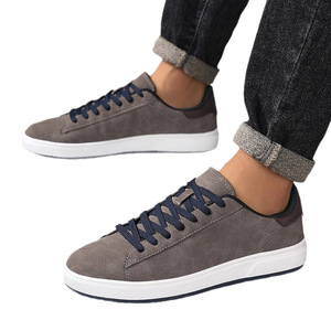 Chaussures de marche pour hommes, style rétro, plates, multicolores, design simple, légères, baskets pour la marche quotidienne - Product Image 6
