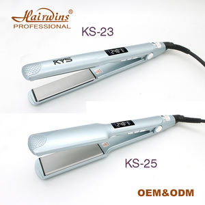 Hairwins professionnel Mini Portable céramique fer plat LCD affichage température affichage chauffage rapide RV électrique coiffure - Product Image 3