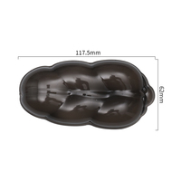 Tapis de souris antidérapant en gel de silicone transparent noir avec repose-poignet, résistant aux rayures et à l'eau, pour le bureau, le jeu et la maison