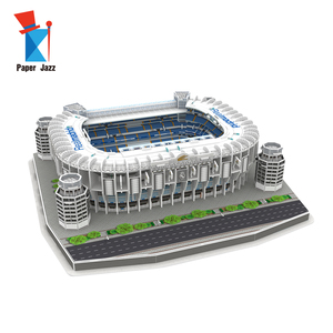 Rompecabezas <span class=keywords><strong>de</strong></span> juguete personalizado, regalo para amantes del fútbol, Kit <span class=keywords><strong>de</strong></span> modelo arquitectónico, rompecabezas <span class=keywords><strong>de</strong></span> espuma 3D para estadio - Product Image 5
