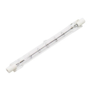 R7S <span class=keywords><strong>Ampoule</strong></span> <span class=keywords><strong>Halogène</strong></span> Linéaire 118mm Double <span class=keywords><strong>Filament</strong></span> Lampe D'inondation Quartz Tube 2700K Température De Couleur CE RoHS Verre Lumière - Product Image 3