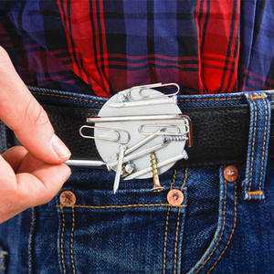Magnete Industriale per Viti, Confezione da 2, con Clip per Cintura per Tenere Chiodi, Viti, Punte da Trapano e Cacciaviti per Fai-da-Te - Product Image 5