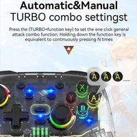 Manette de jeu sans fil Bluetooth S09 personnalisée en usine avec vibration pour console de jeu Switch Pro