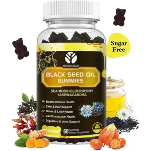 Latest Design Shilajit Black Seed Oil Gummies Gummies Black Seed Oil For Health