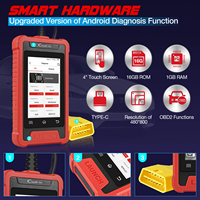 Herramienta de Diagnóstico OBD2 LAUNCH X431 Creader Elite CRE205, Escáner de Diagnóstico del Sistema ABS SRS, 5 Servicios de Reinicio, Actualización Gratuita de por Vida