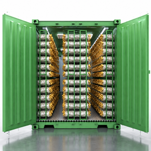 Contenedor de Hongos Multinivel con Unidad de Suministro de Aire, Bomba de Motor Hidropónica Automática, Humidificación y Aislamiento a Prueba de Luz - Product Image 1