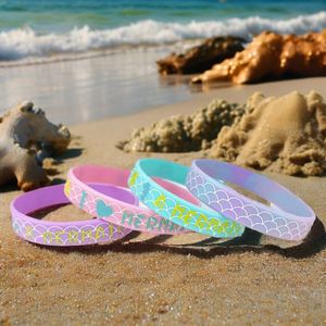 กำไลข้อมือซิลิโคนแบบกำหนดเอง สายรัดข้อมือหลากสี ของขวัญสำหรับผู้ใหญ่และเด็ก กำไลยางนิ่ม กำไลแบบปรับแต่งได้ - Product Image 5