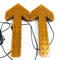 Feu de signalisation directionnel LED solaire portable haute visibilité en plastique, 2000 m, 3 kg, ambre, pour véhicules