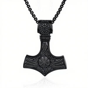 गुणवत्ता वाले सोने की प्लेटेड पट्टियां और एमुलेट कॉर्डिक काले सोना हथौड़ा विकिंग एमुलेट पेलेंट - Product Image 4