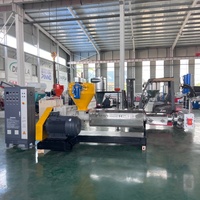 Ligne de production d'extrusion de granulés de recyclage de déchets en EPS PC PA Moteur PP HD LD PE ABS à double étage économique de petite taille 100-300 kg/h 380V