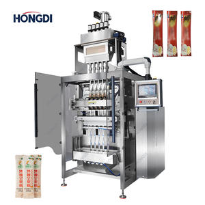 Machine d'emballage verticale automatique de poudre de sac en plastique Remplissage multi-lignes de poudre d'électrolyte de sachet pour des applications alimentaires - Product Image 1