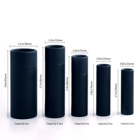 Tube en papier kraft biodégradable blanc de 1 oz pour cosmétiques, gloss à lèvres, déodorant, conteneur en carton blanc, tube en papier à poussoir