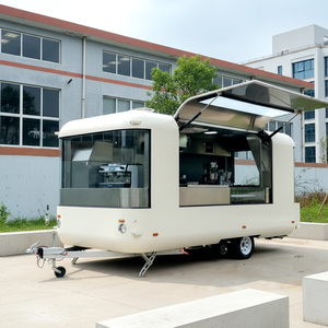 Rimorchio Mobile per Alimenti in Acciaio Inossidabile Progettato per la Produzione di Hamburger, Pizza e Gelato per Uso Commerciale e Catering - Product Image 1