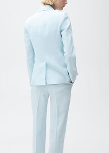 เสื้อเบลเซอร์ทรงเข้ารูปสำหรับสุภาพสตรีทำงาน แขนยาว สไตล์มืออาชีพ เหมาะสำหรับการประชุมทางธุรกิจในชีวิตประจำวัน - Product Image 3