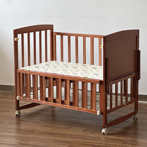 Culla per Neonati in Legno Bianco Multifunzione Moderna su Misura, Culla in Rattan da Comodino per Neonati, per Uso Ospedaliero e Domestico - Product Image 3