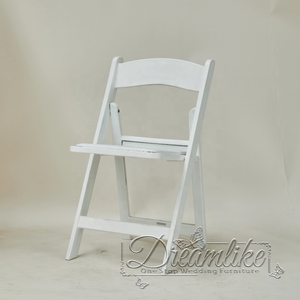 Chaises pliantes modernes blanches durables PP pliable en gros pour salon extérieur parc banquet de fête de mariage - Product Image 1