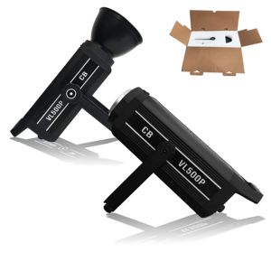 Lampe LED COB 500W à température de couleur réglable pour <span class=keywords><strong>studio</strong></span> photo, éclairage <span class=keywords><strong>selfie</strong></span>, en plastique et alliage d'aluminium, pour téléphone - Product Image 4