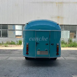 Carrito de Comida Móvil Eléctrico para Venta de Hot Dogs, Remolque para Campamentos al Aire Libre con Cocina - Product Image 5