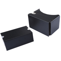 Matériau recyclable OEM 3D film jeu vidéo bricolage génération 2 noir VR lunettes en carton avec casque