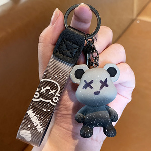 Nuevo Llavero de Acrílico con Diseño de Oso de Peluche Estilo Clásico de Dibujos Animados, Color Sólido, Cielo Estrellado - Product Image 4
