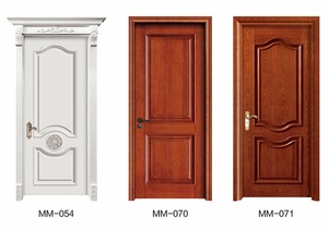 Puertas Interiores Modernas de Madera Sólida con Aislamiento Acústico para Entrada, Dormitorio, Cocina y Baño - Juego Completo al por Mayor - Product Image 4