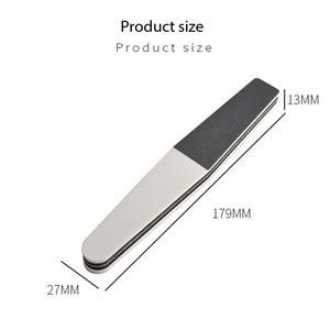 פצירת ציפורניים חד פעמית שחורה מבית Boson Glass, סוג 100/180, ספוג ושיוף דו-צדדי לטיפוח ציפורניים עם תכונת שיוף - Product Image 4