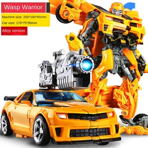 Modèle de dinosaure <span class=keywords><strong>robot</strong></span> en métal de 7e génération, transformable en voiture, pour garçons, édition transfrontalière - Product Image 4