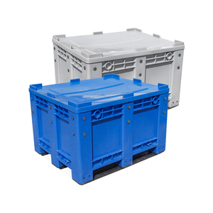 Hot sale Cheap Seafood used Solid Plastic Box Pallet Plastic Crates factory price for sale