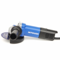 Meuleuse d'angle robuste INTOUCH 1200W 125mm à changement rapide par interrupteur arrière, avec balais en carbone, 5 pouces, pour la découpe des métaux