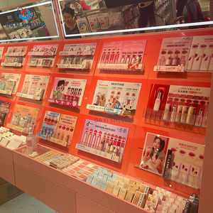 Tủ trưng bày mỹ phẩm màu hồng có gương - Product Image 4