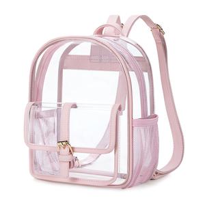 <span class=keywords><strong>Mochila</strong></span> escolar <span class=keywords><strong>transparente</strong></span> resistente al agua personalizada Mini <span class=keywords><strong>mochila</strong></span> de hombros <span class=keywords><strong>transparente</strong></span> para conciertos en estadios - Product Image 1