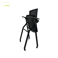 Kespace chaise de formation à dossier moyen et support salle de réunion chaise de dossier de bureau simple confortable