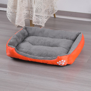 Large <b>Small</b> Multicolor Pet Products Modern Cotton Cat Dog Bed Heating Teddycow Cushion Bed - Product Image 1
