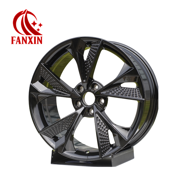 Glossy black honeycomb five-spoke wheel 16-22 inch forged customizable alloy wheels 5x112 5x114.3 5x120 for Chevrolet Cruze