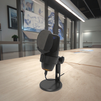 Prix usine USB Type C filaire chant réunion micro bureau conférence Table support Microphone pour système d'enseignement