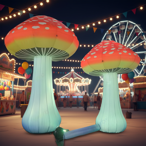 Modèle de champignon gonflable lumineux coloré <span class=keywords><strong>Alice</strong></span> au <span class=keywords><strong>pays</strong></span> <span class=keywords><strong>des</strong></span> <span class=keywords><strong>merveilles</strong></span>, ballon de champignon gonflable LED pour la décoration de scène et de fête - Product Image 1