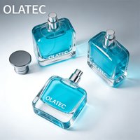 Juego de Botellas de Perfume Recargables de Vidrio con Atomizador, Diseño Personalizado Unisex, Opciones de 30/50/100 ml, con Cajas de Regalo a Juego