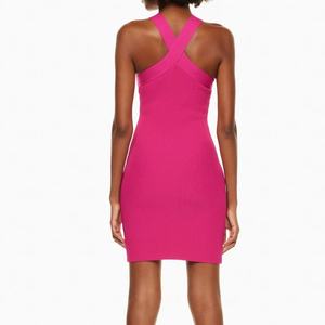 Nouvelle Robe Tricotée Sans Manches à Col Croisé pour Femme, Couleur Unie, Coupe Cintrée à la Taille - Product Image 4