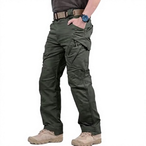 Pantalon cargo tactique pour homme, pantalon de randonnée en plein air, vêtements de travail utilitaires, multi-poches, coupe ample - Product Image 1
