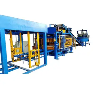 china hollow blocks factory qt415 block paver machine