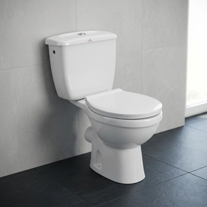 Affordable Two Piece Water Closet Washdown Ceramic Toilet With Basin Bathroom Sanitary Ware Set Nigeria Africa - Product Image 4