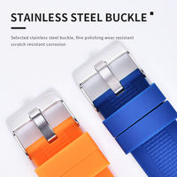 Bracelet de montre intelligente réglable en caoutchouc TPU respirant et souple pour Casio GST-B100/S110/S120/W300/410