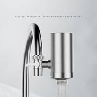 Purificateur d'Eau pour Robinet en Acier Inoxydable 304, avec Filtre à Membrane d'Ultrafiltration pour la Cuisine et l'Eau Potable Domestique
