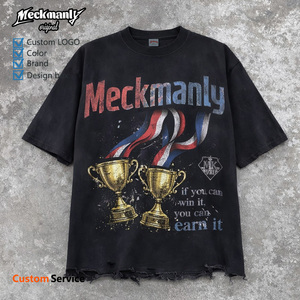 Meckmanly Men's Short Sleeve T-Shirt 100% Cotton O-Neck Photo Print Regular Fit Casual Design - Product Image 5