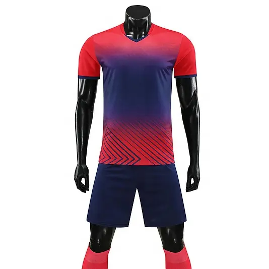 Melhores Vendas Logotipo Personalizado Nome Número Soccer Team Wear Kits Top Tailândia Qualidade Club Soccer Jersey para crianças & adultos