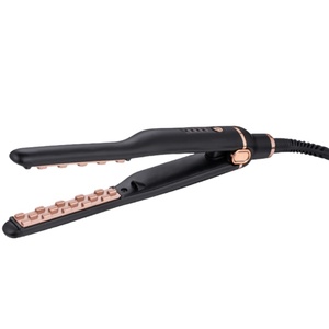 Super <b>Mini</b> <b>Straightener</b> Flat Iron 2 in 1 Hair <b>Straightener</b> and Curler Beard Flat Iron for Men - Product Image 1