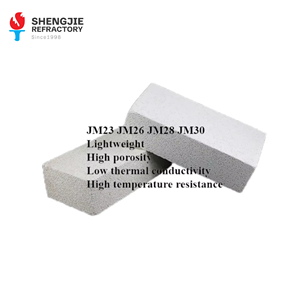 Ladrillo Refractario Ligero de Mullita JM23/JM26/JM28/JM30 de Grado Industrial, Marca Shengjie, Refractario Medio 1000-1500C - Product Image 3