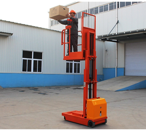 4,35 м, грузоподъемность 300 кг, самоходный вертикальный Мачтовый подъемник, Электрический сборщик заказов для складских товаров, сбор грузов - Product Image 6