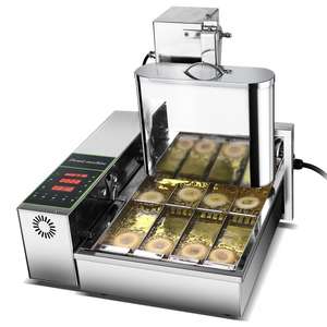 Machine à beignets entièrement automatisée avec <span class=keywords><strong>friteuse</strong></span> électrique commerciale et fonction de retournement automatique intégrée - Product Image 1